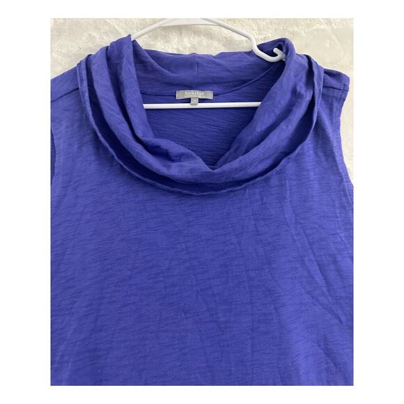 NWT Habitat Purple Cowl Neck Flowy Top 2X Lagenlook Minimalist - Picture 3 of 8